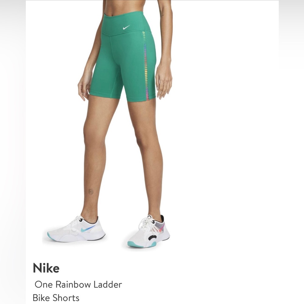 Nike
One Rainbow Ladder biker shorts